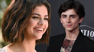 Selena Gomez amp Timothee Chalamet Kiss Goes Viral On TikTok [upl. by Elman423]