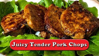 How to Make Tender Juicy Pork Chops In the Oven [upl. by Dlareg278]