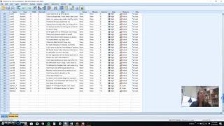 SPSS Transform  Compute a sum or average scale or subscale score [upl. by Zrike]