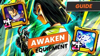 CARA MENDAPATKAN AWAKEN EQUIPMENT EQUIPMENT AWAKENING  Dragonball Legend Indonesia [upl. by Annaj348]