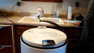 1949 GE RA949 Portable Dishwasher Unedited Operation Demo Runs [upl. by Shulock290]