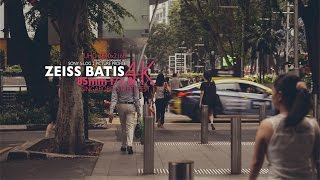 Zeiss Batis 85mm f18 OSS Lens 4K Video Test Tested with Sony A7SII [upl. by Zacharias]