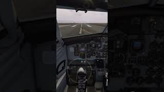 b737 takeoff from gibraltar yoytubeshorts simulation xplane12 landing [upl. by Castora]