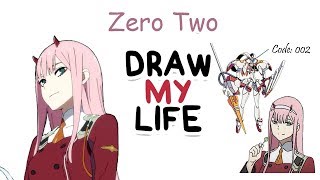 Zero Two  Darling in the FranXX  Biography amp Facts You Didnt Know  Draw my Life [upl. by Donadee]