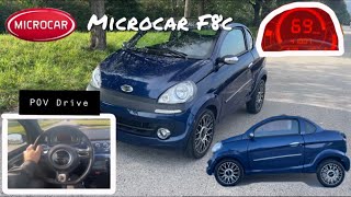 Microcar MGO F8c Coupé POV Drive Walkaround Highspeed [upl. by Legra]