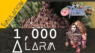 Ragnarok Online Simulation 1000 ALARM Farming zeny [upl. by Oirram]