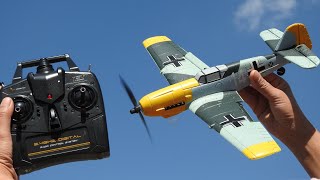 Messerschmitt BF109 German World War II 4Ch 3D6G RC WarbirdRC Airplane UnboxTest [upl. by Edahc753]