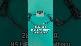 288V 20A 8S LiFePO4 Battery Charger lithiumbatterycharger batterycharger tech [upl. by Yemerej]