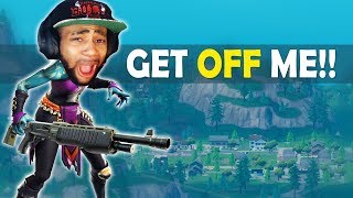 GET OFF ME  HIGH KILL FUNNY GAME  Fortnite Battle Royale [upl. by Jari]