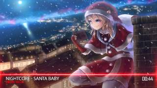 【Nightcore】 Santa Baby HQ1080p [upl. by Tekla]