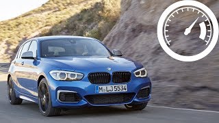 BMW M140i xDrive acceleration 060 mph 0100 kmh 0250 kmh top speed  1001cars [upl. by Press228]