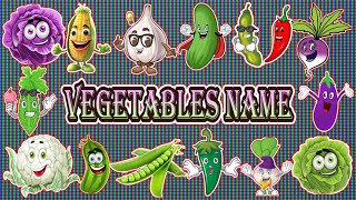 Vegetables Name with pictures  vegetables name in english and hindi  sabjiyon ke naam  vegetable [upl. by Kezer199]