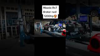 Loudest Rx7 You Will See1200hp😳👇 jdm mazda turbo [upl. by Norad]