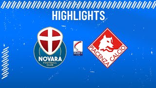 NovaraPiacenza  15 giornata  Serie C  Highlights [upl. by Erdman60]