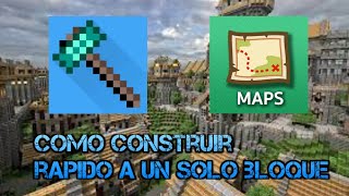 Como poner edificios en Craftsman y Minecraft PE [upl. by Aerdna]