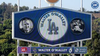 Dodgers pregame Walter OMalley inducted into Dodger Stadium Ring of Honor [upl. by Nahsrad596]