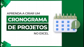 Aprenda a Criar um Cronograma de Projeto Automático no Excel [upl. by Haley]