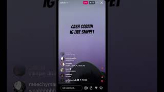 slizz out 💚 cashcobain unreleased slizzy iglive [upl. by Eatnohs]