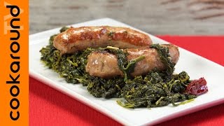 Salsiccia e friarielli  Ricette secondi sfiziosi [upl. by Ilario839]