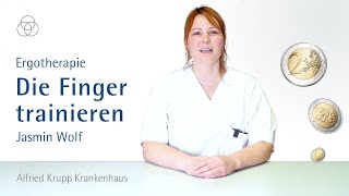 Ergotherapie für Zuhause Die Finger trainieren [upl. by Obola]