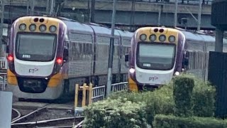 Trainspotting at West Footscray ft Comeng 50 subscribers specalpt2 [upl. by Lletram]