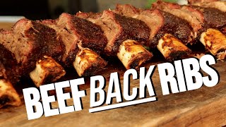 How To Smoke The BEST Beef Back Ribs EASY On a Pellet Grill [upl. by Yraunaj]