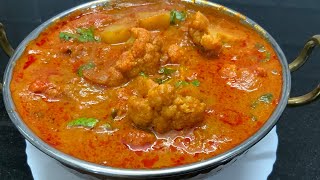 காலிபிளவர் உருளைகிழங்கு குழம்பு இப்படி செஞ்சு அசத்துங்க cauliflower potato gravyAloo Gobi gravy [upl. by Atiroc726]