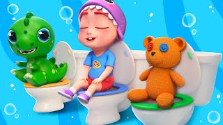 The Potty Song  Poo Poo Potty Training Song  Funny Bunny  Nursery Rhymes amp Kids Songs [upl. by Acinorahs]