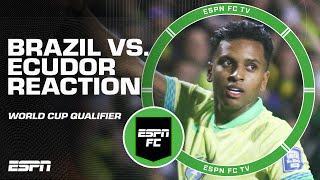 Brazil vs Ecuador Reaction There is NOTHING exciting about this Brazil team – Moreno  ESPN FC [upl. by Thordia]