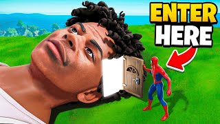 Hiding INSIDE YouTubers to WIN Hide amp Seek Fortnite [upl. by Ahtnahc780]