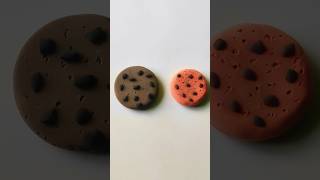 DIY miniature food with clay  How to make cookies with clay art clayart clay claycraft shorts [upl. by Agripina]