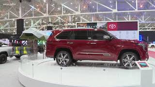 Toyota display at 2022 Cleveland Auto Show [upl. by Annairoc91]