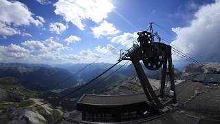 In funivia del Passo Pordoi in 360° VR [upl. by Fry]