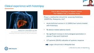 Mirjam de Visser HIFUS Histotripsy and Immune Checkpoint Inhibition in Treatment of Advanced Cancer [upl. by Llenrep]