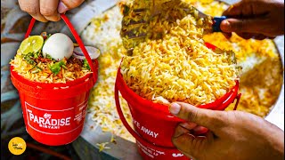 Vijaywada Most Popular Bucket Dum Chicken Biryani Making Rs 199 Only l Andhra Pradesh Food [upl. by Acino964]