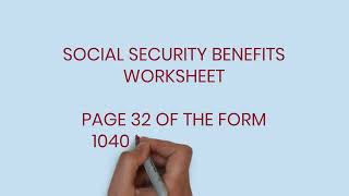 How to prepare your 2022 Form 1040SR tax return with social security income [upl. by Ardnuahc988]