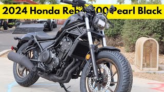 2024 Honda Rebel 500 Pearl Black A Blend of Style Performance and Innovation [upl. by Gauthier]