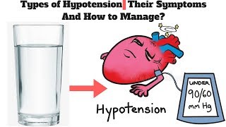 Types of Hypotension or Low Blood Pressure Their Symptoms And How to Manage [upl. by Jamnes]