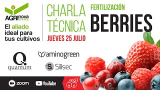 Charla técnica sobre fertilización en berries [upl. by Nive124]