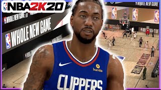 HOW TO GET THE OFFICIAL NBA BUBBLE COURT IN NBA 2K20 TUTORIAL FOR PS4 [upl. by Alin]