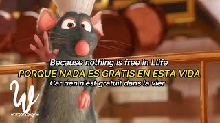 Le festín  Camille from Ratatouille  Lyrics  Sub Español Full version [upl. by Enar]