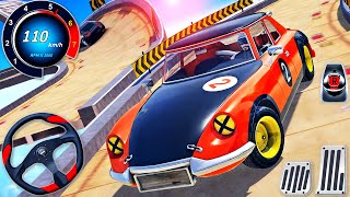 Mega Ramp Stunt Car Racing Simulator  Muscle GT Car Mega Ramp Stunts  Android GamePlay [upl. by Ahsenod823]