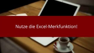 Excel Zeilen automatisch ausfüllen  die Merkfunktion [upl. by Bosson592]