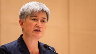 Penny Wong wants deadline for UN on Palestine [upl. by Brunell]