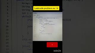 Longest common prefix  Leetcode problem solving leetcode java shots [upl. by Nahte]