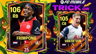 REVIEW FRIMPONG amp VAN DE VEN TRICK OR TREAT GAMEPLAY CB SUPER NGEBUT EA SPORTS FC MOBILE [upl. by Eivod]