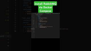 Install RabbitMQ via Docker Compose python tutorial rabbitmq [upl. by Low]