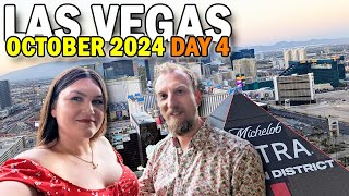 Las Vegas Vlog Bellagio Skyfall Lounge amp Slice of Vegas Chasing Pearl MGM Status October 2024 [upl. by O'Toole384]