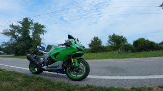 2024 KAWASAKI NINJA ZX6R STOCK SOUND [upl. by Alemrac635]