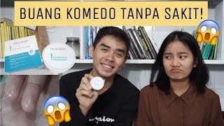 REVIEW Wardah Acnederm Pore Blackhead Balm  Buang Dan Bersihin Komedo Tanpa Sakit  Arvhie amp Jesi [upl. by Marcia988]